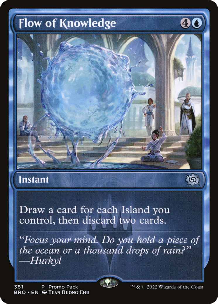 Flow of Knowledge (Promo Pack) [The Brothers' War Promos]-1