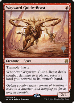 Wayward Guide-Beast (Promo Pack) [Zendikar Rising Promos]-1