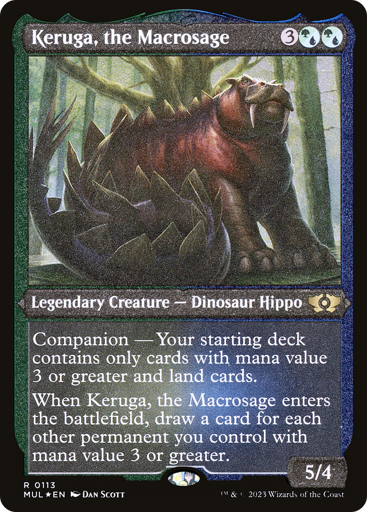 Keruga, the Macrosage (Foil Etched) [Multiverse Legends]-1