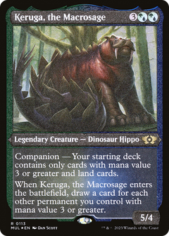 Keruga, the Macrosage (Foil Etched) [Multiverse Legends]-1