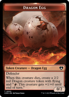 Dragon Egg (TCMM-022) - Commander Masters Tokens-1