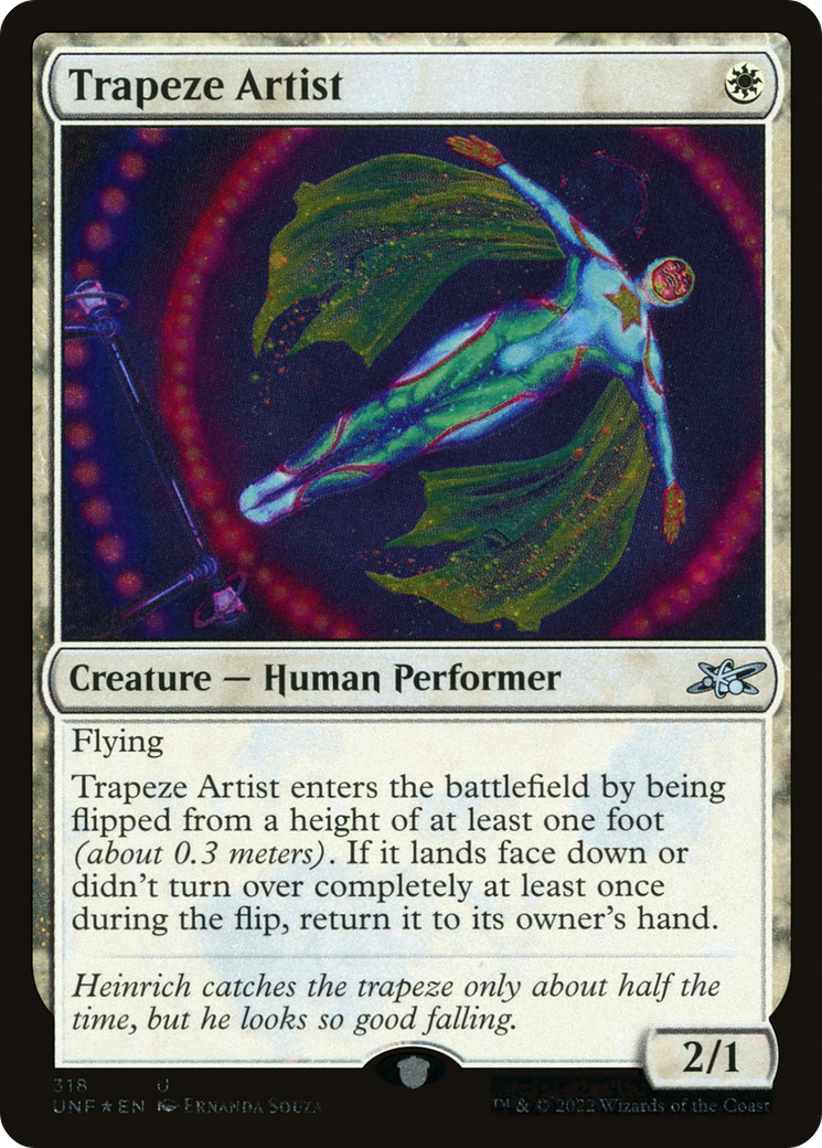 Trapeze Artist (Galaxy Foil) (UNF-318) - Unfinity Foil-1