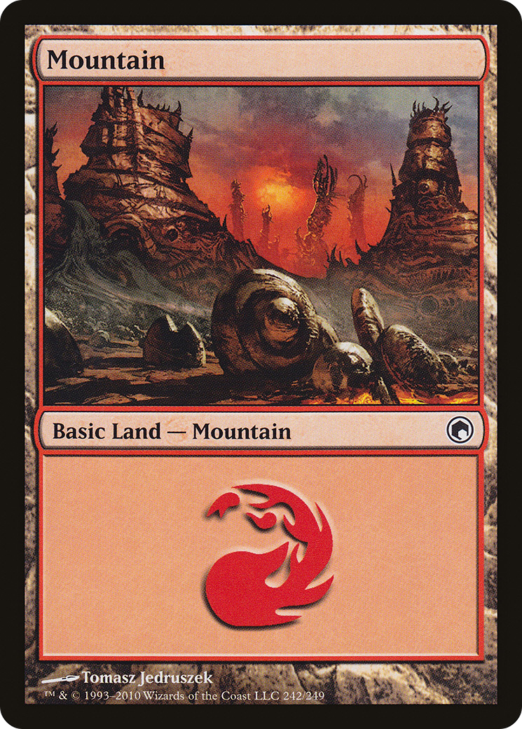 Mountain (242) [Scars of Mirrodin]-1