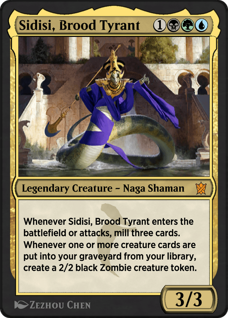 Sidisi, Brood Tyrant (KTK-199Y) - Khans of Tarkir-1
