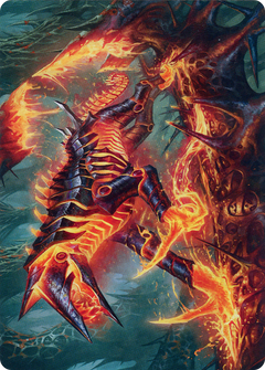 Kuldotha Cackler // Kuldotha Cackler (AONE-032) - Phyrexia: All Will Be One Art Series (Borderless)-1