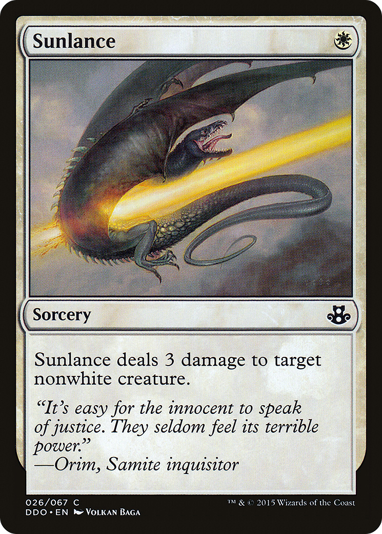 Sunlance [Duel Decks: Elspeth vs. Kiora]-1