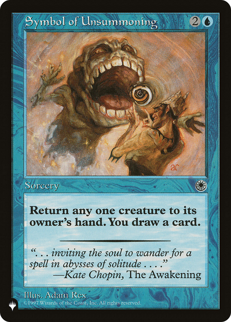 Symbol of Unsummoning [The List]-1