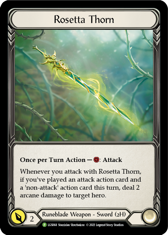 Rosetta Thorn [LGS068] (Promo)  Cold Foil