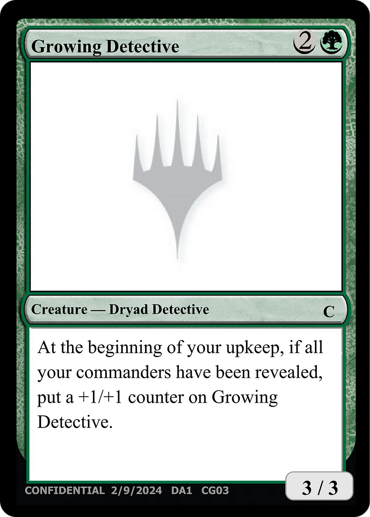 Growing Detective (UNK-CG03B) - Unknown Event-1