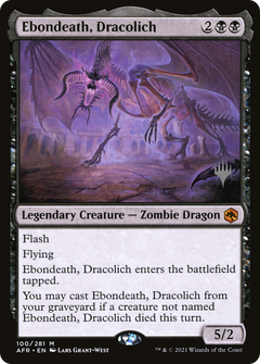 Ebondeath, Dracolich (Promo Pack) [Dungeons & Dragons: Adventures in the Forgotten Realms Promos]-1