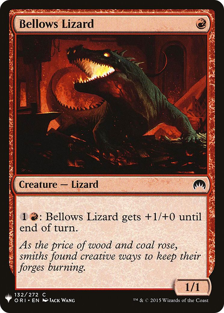 Bellows Lizard [Mystery Booster]-1