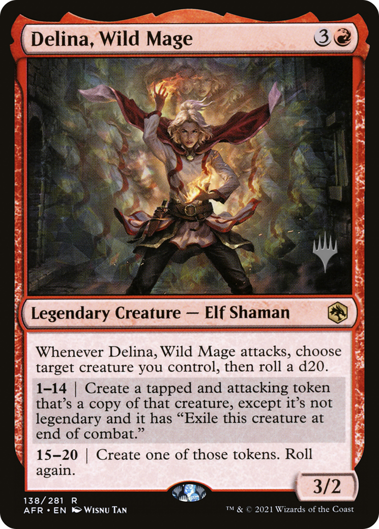 Delina, Wild Mage (Promo Pack) [Dungeons & Dragons: Adventures in the Forgotten Realms Promos]-1