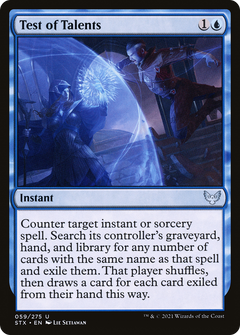 Test of Talents [Strixhaven: School of Mages]-1