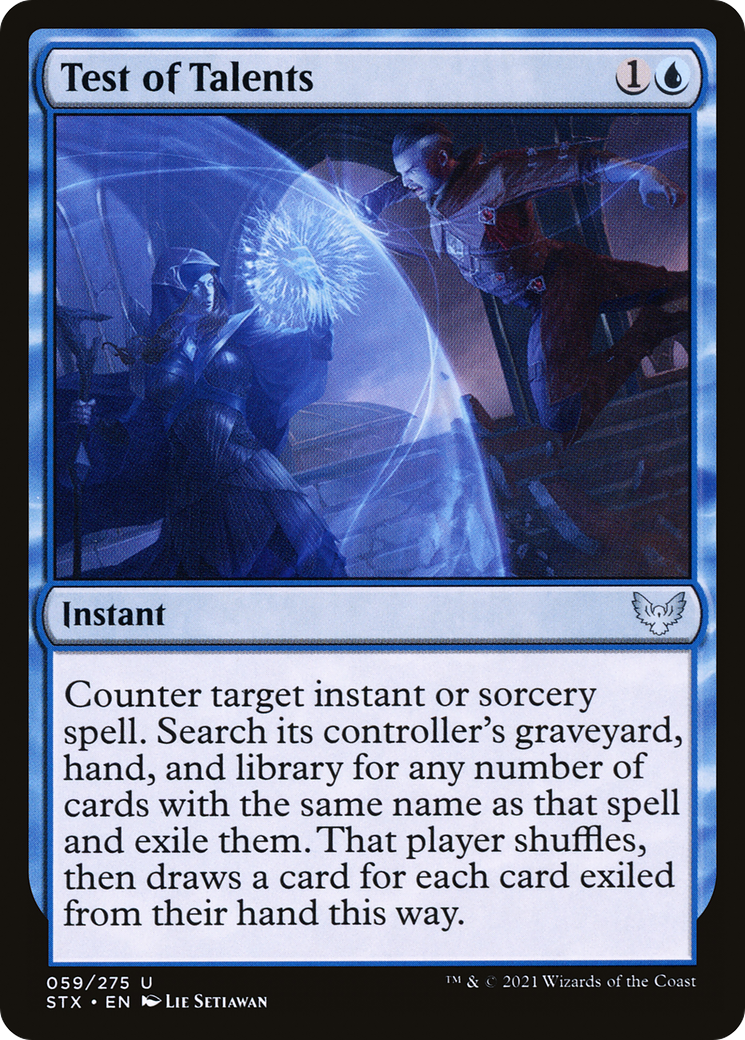 Test of Talents [Strixhaven: School of Mages]-1