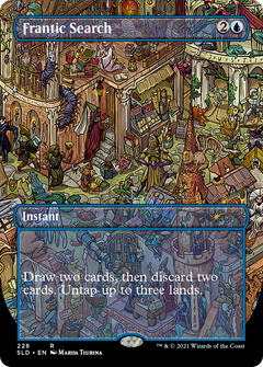 Frantic Search (Borderless) [Secret Lair Drop Series]-1