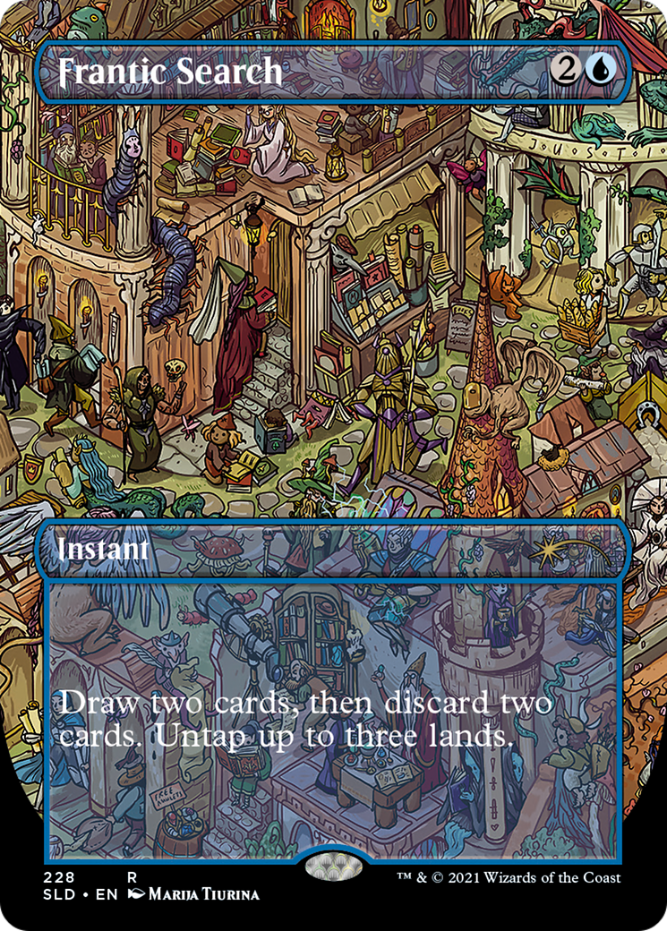 Frantic Search (Borderless) [Secret Lair Drop Series]-1