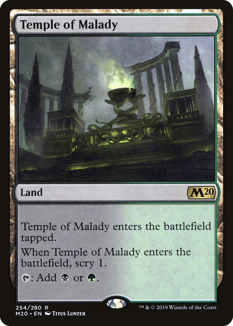 Temple of Malady [Core Set 2020]-1
