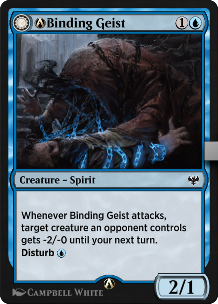 A-Binding Geist // A-Spectral Binding (VOW-A-48) - Innistrad: Crimson Vow: (Double Faced Transform)-3