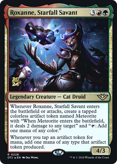 Roxanne, Starfall Savant [Outlaws of Thunder Junction Prerelease Promos]-1