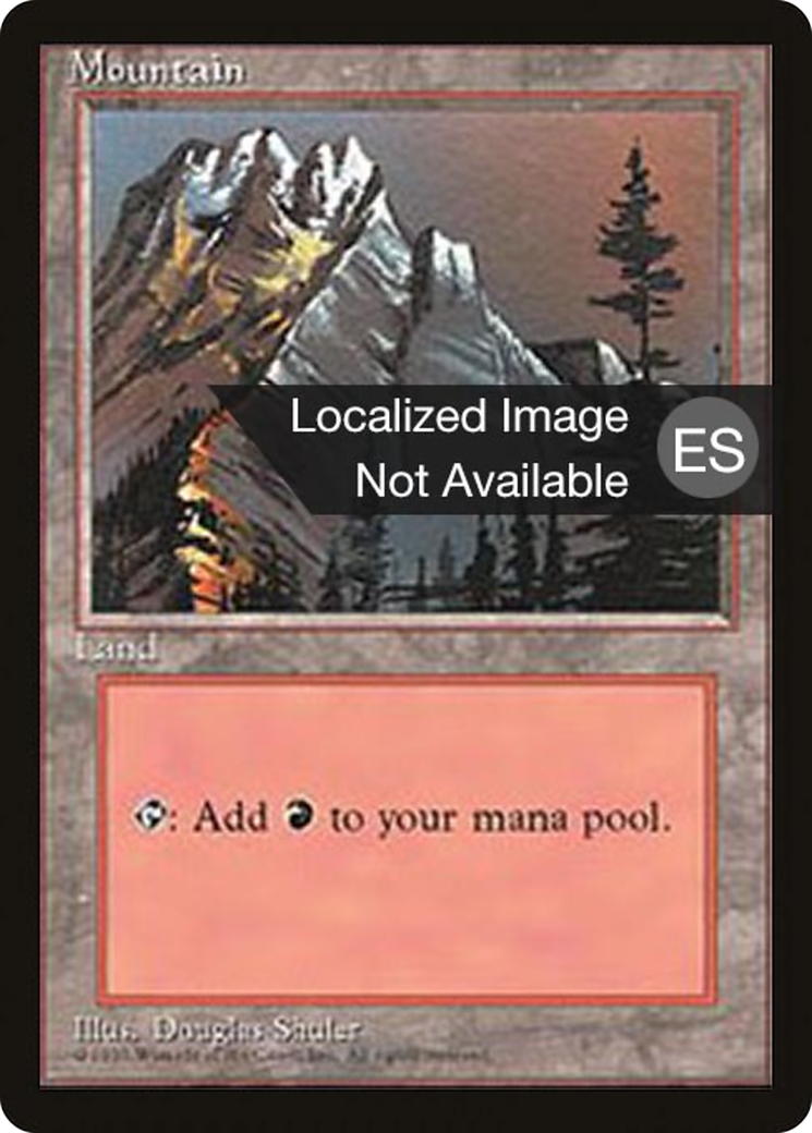 Mountain (A) [Fourth Edition (Foreign Black Border)]-1