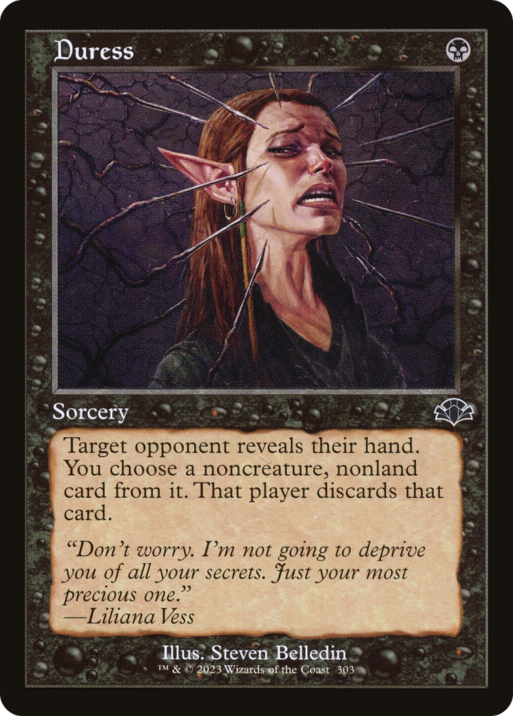 Duress (Retro) [Dominaria Remastered]-1