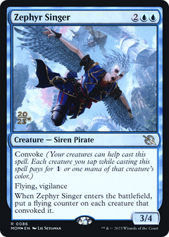 Zephyr Singer (PRE-086) - March of the Machine Promos Foil-1