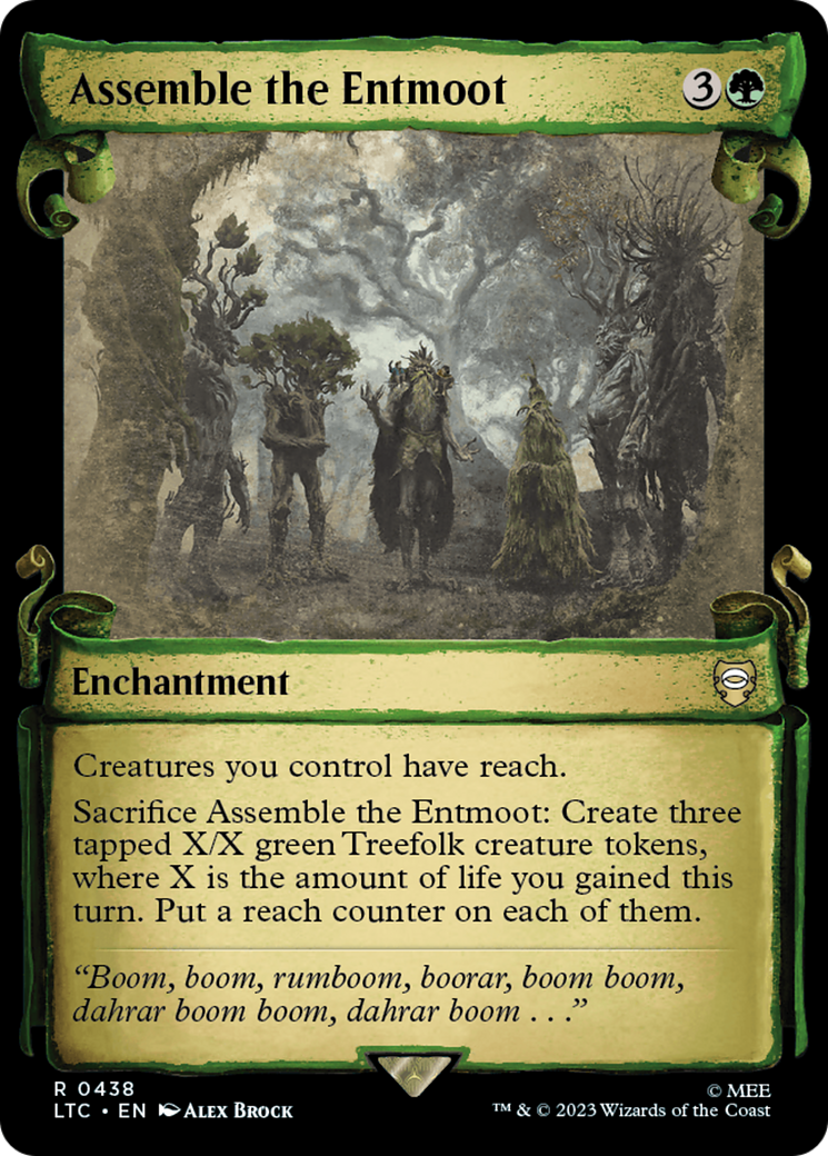 Assemble the Entmoot [The Lord of the Rings: Tales of Middle-Earth Commander Showcase Scrolls]-1