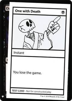 One with Death [Mystery Booster Playtest Cards]-1