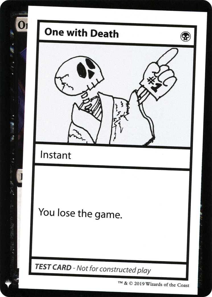 One with Death [Mystery Booster Playtest Cards]-1