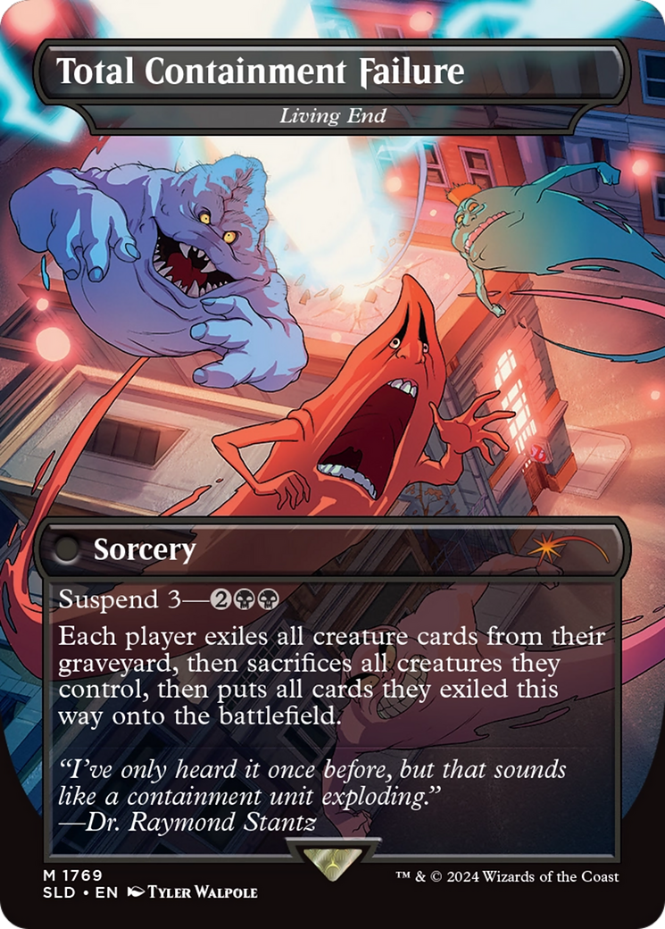 Living End (SLD-1769) - Secret Lair Drop / Total Containment Failure (Borderless) Foil-1