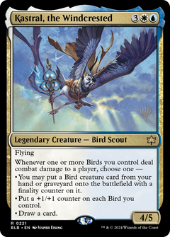 Kastral, the Windcrested (Promo Pack) [Bloomburrow Promos]-1
