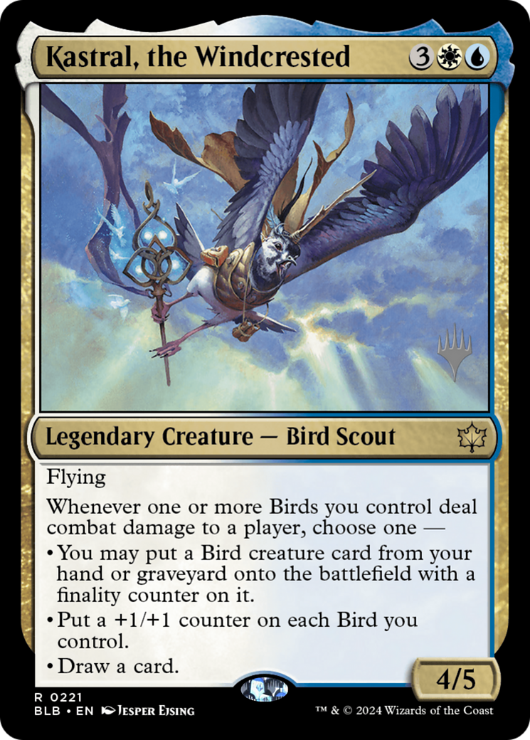 Kastral, the Windcrested (Promo Pack) [Bloomburrow Promos]-1