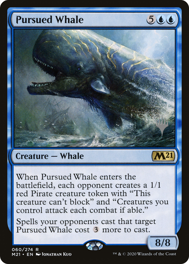 Pursued Whale (Promo Pack) [Core Set 2021 Promos]-1