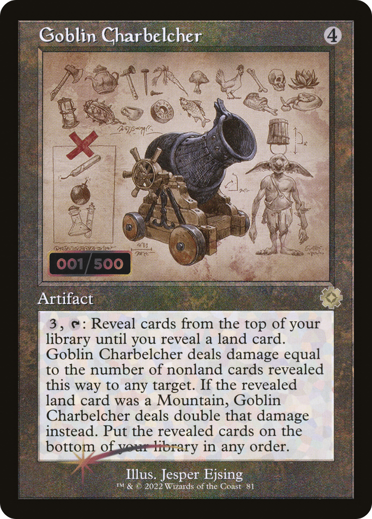 Goblin Charbelcher (Retro Schematic) (Serialized) [The Brothers' War Retro Artifacts]-1