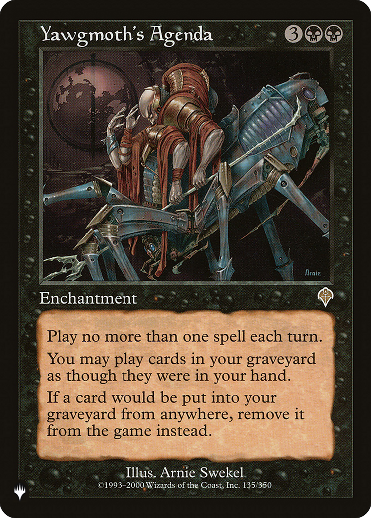 Yawgmoth's Agenda (LIST-INV-135) - The List-1