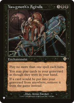 Yawgmoth's Agenda (LIST-INV-135) - The List-1