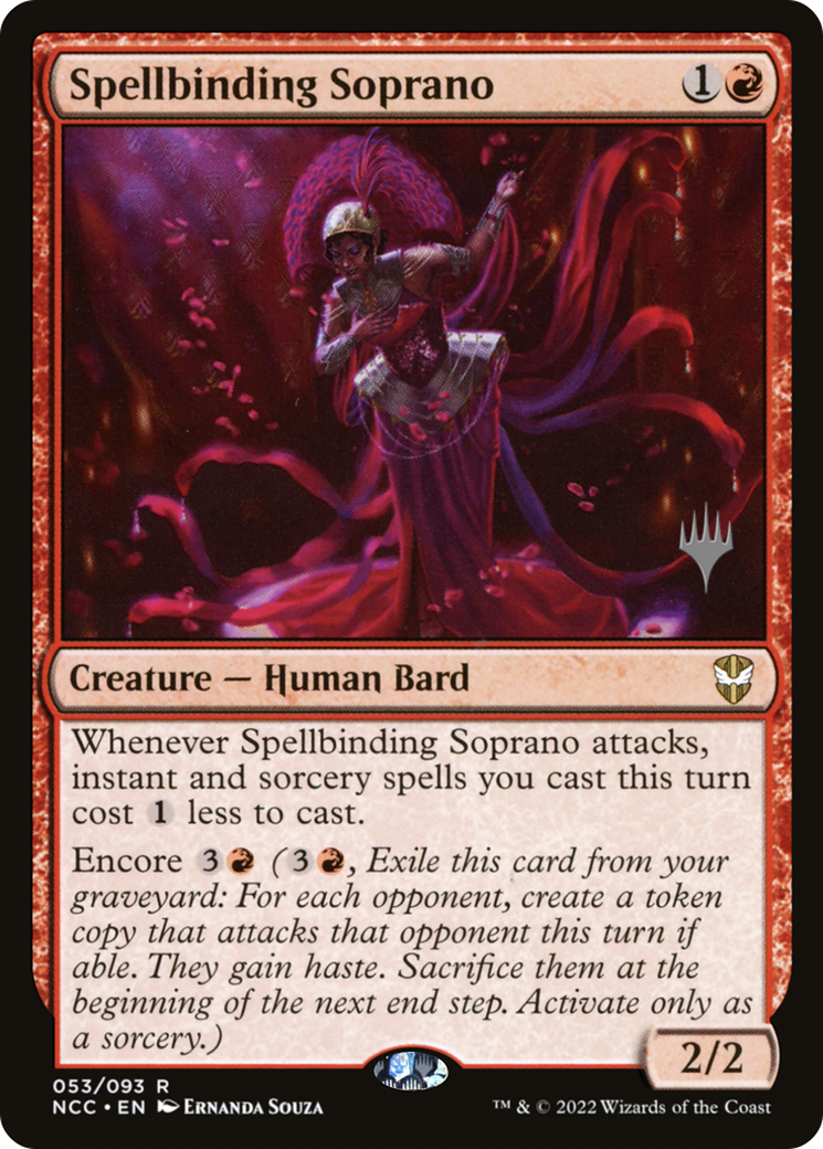 Spellbinding Soprano (Promo Pack) [Streets of New Capenna Commander Promos]-1