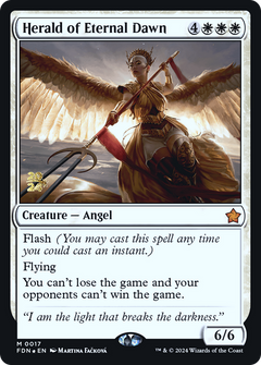 Herald of Eternal Dawn [Foundations Prerelease Promos]-1