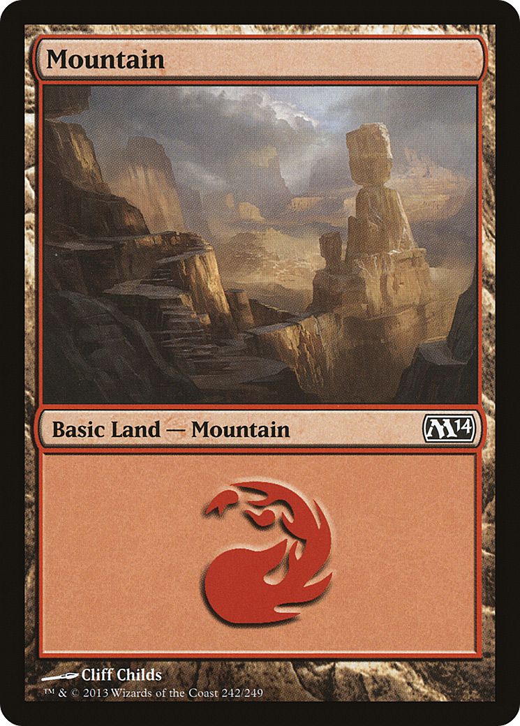 Mountain (242) [Magic 2014]-1