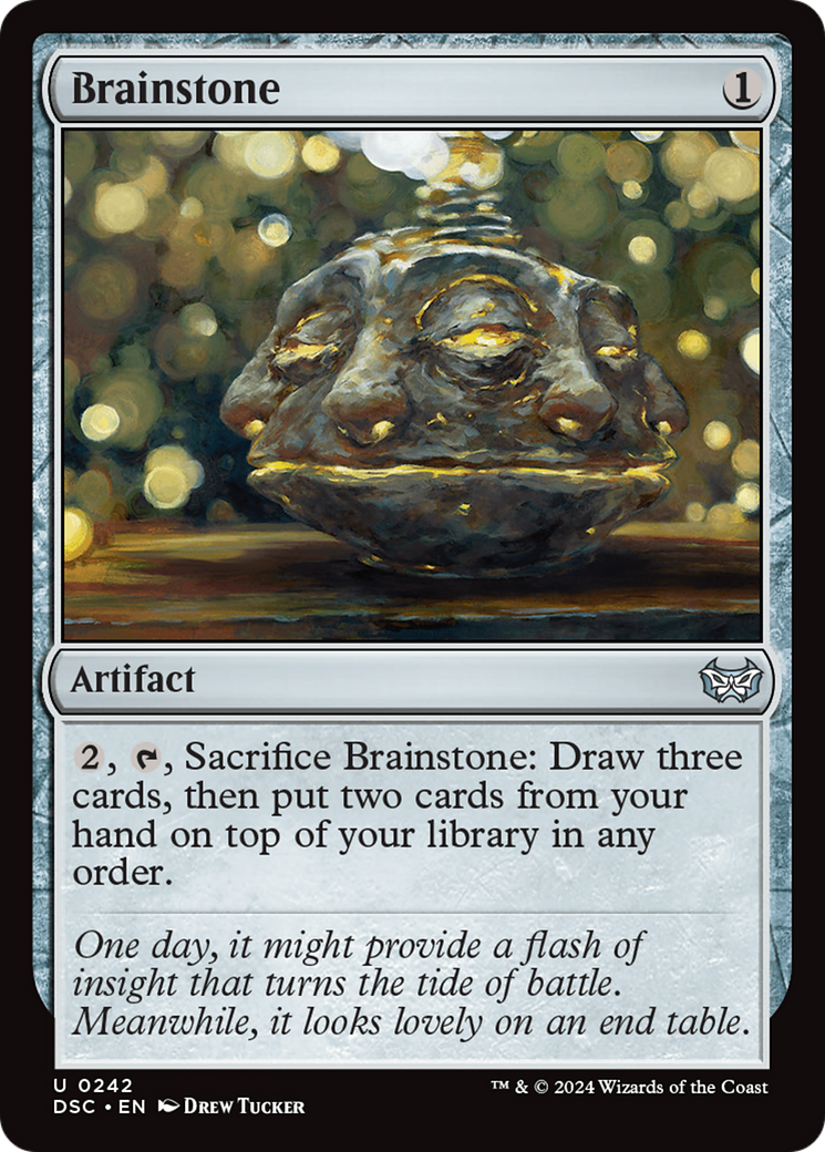Brainstone [Duskmourn: House of Horror Commander]-1