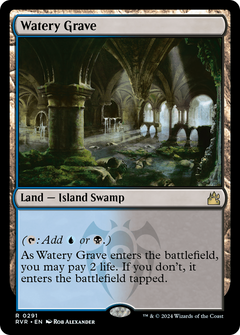 Watery Grave (RVR-291) - Ravnica Remastered Foil-1