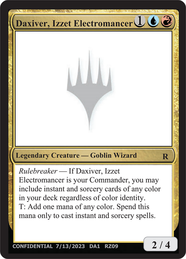 Daxiver, Izzet Electromancer (UNK-RZ09) - Unknown Event-1
