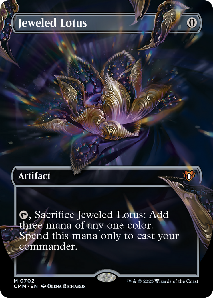 Jeweled Lotus (Borderless Frame Break) [Commander Masters]-1