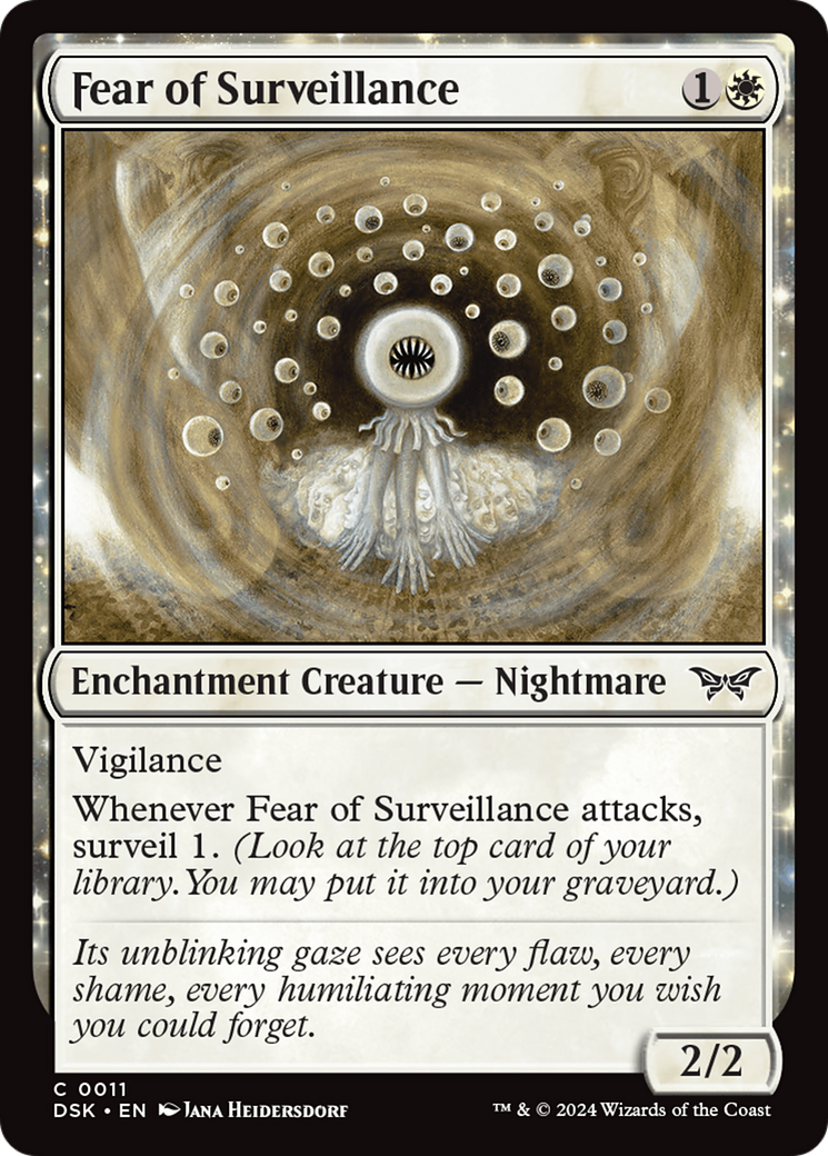 Fear of Surveillance [Duskmourn: House of Horror]-1