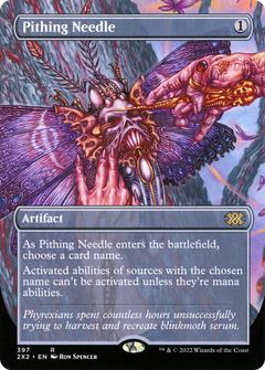 Pithing Needle (Borderless Alternate Art) [Double Masters 2022]-1