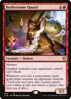 Bothersome Quasit [Commander Legends: Battle for Baldur's Gate]-1