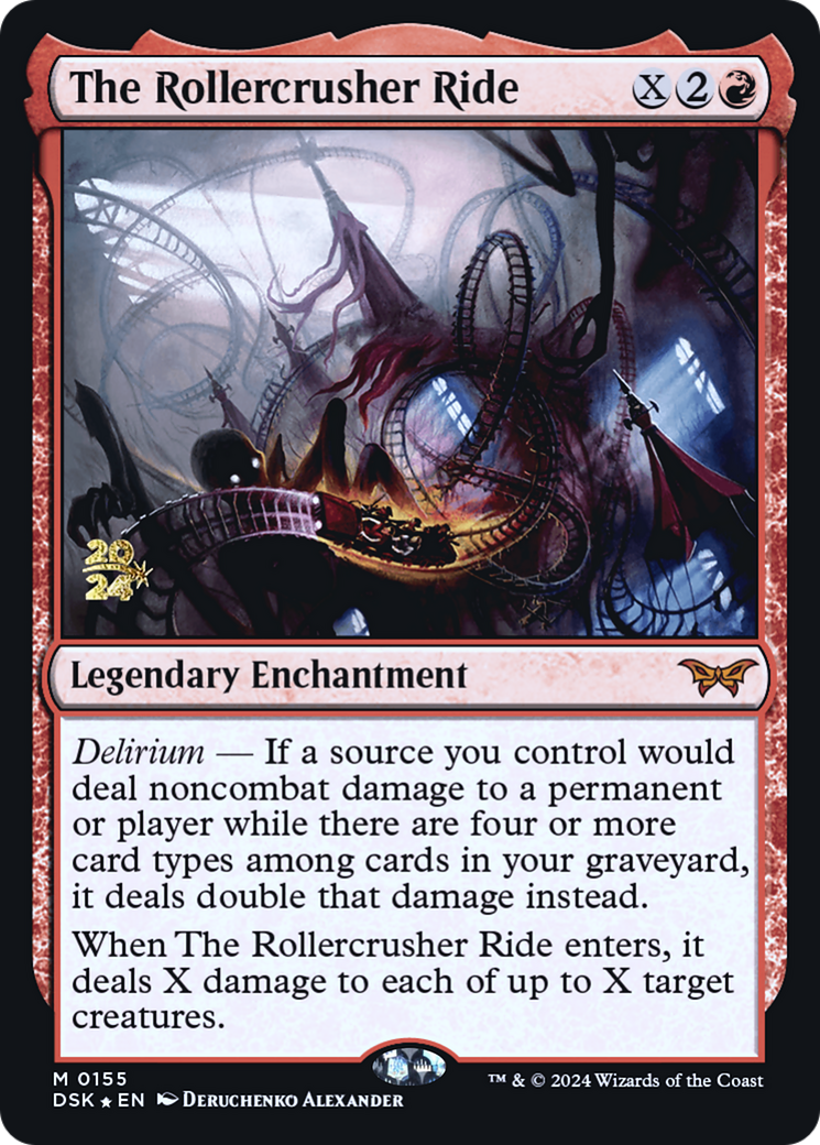 The Rollercrusher Ride (0155) [Duskmourn: House of Horror Prerelease Promos]-1