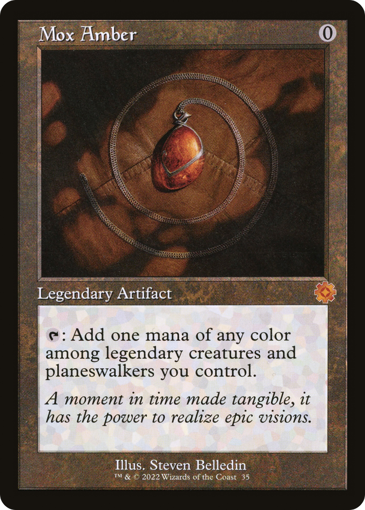 Mox Amber (Retro) [The Brothers' War Retro Artifacts]-1