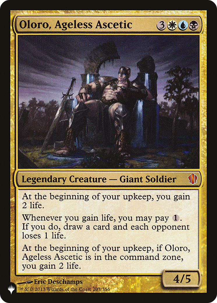 Oloro, Ageless Ascetic [The List]-1