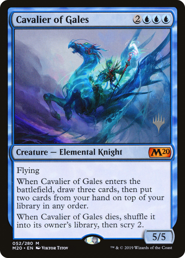 Cavalier of Gales (Promo Pack) [Core Set 2020 Promos]-1